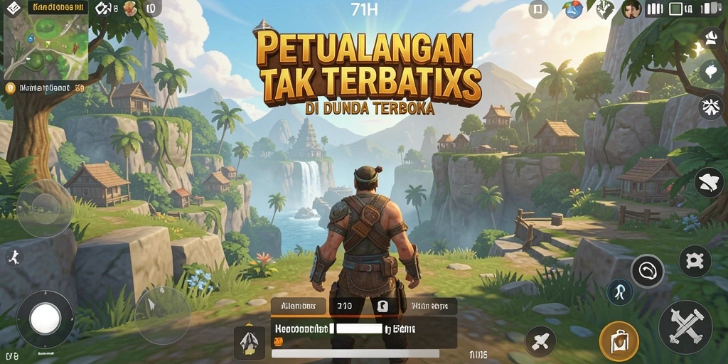 Tangkapan layar menarik dari gameplay Open World 71H.