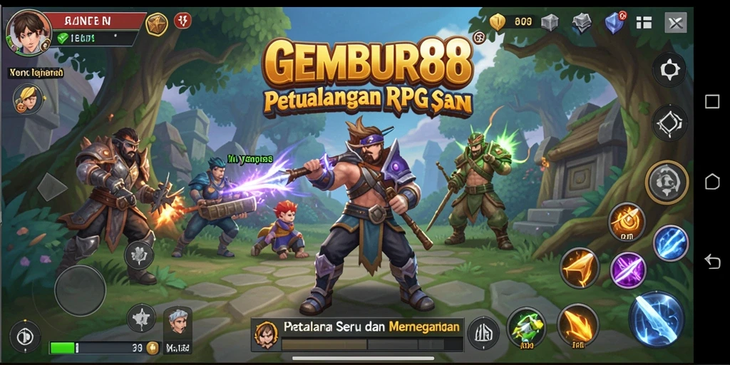 Gameplay seru dan mendebarkan di dunia GEMBUR88.