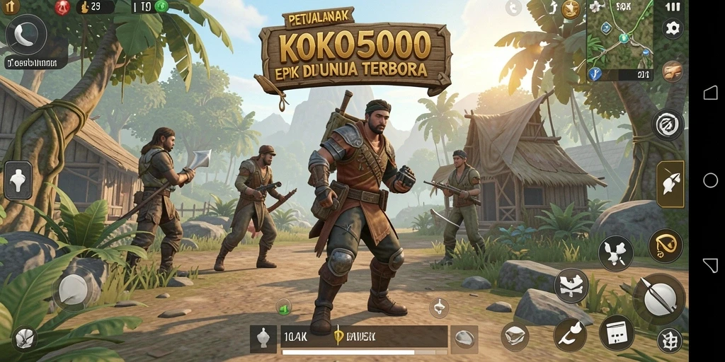 Tangkapan layar KOKO5000 menampilkan gameplay yang menawan dan menakjubkan.