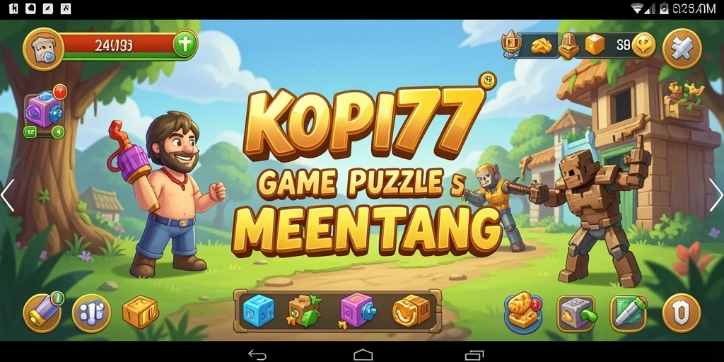 Tangkapan layar gameplay KOPI77 menunjukkan tantangan puzzle yang menarik.