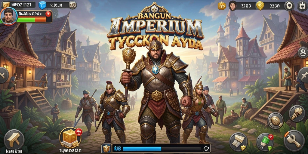 Screenshot MPO2121 menampilkan aksi seru dalam membangun bisnis Tycoon.