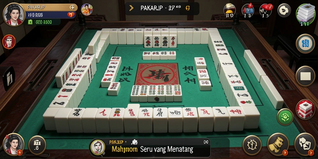 Tampilan gameplay PAKARJP yang menarik dalam permainan Mahjong.