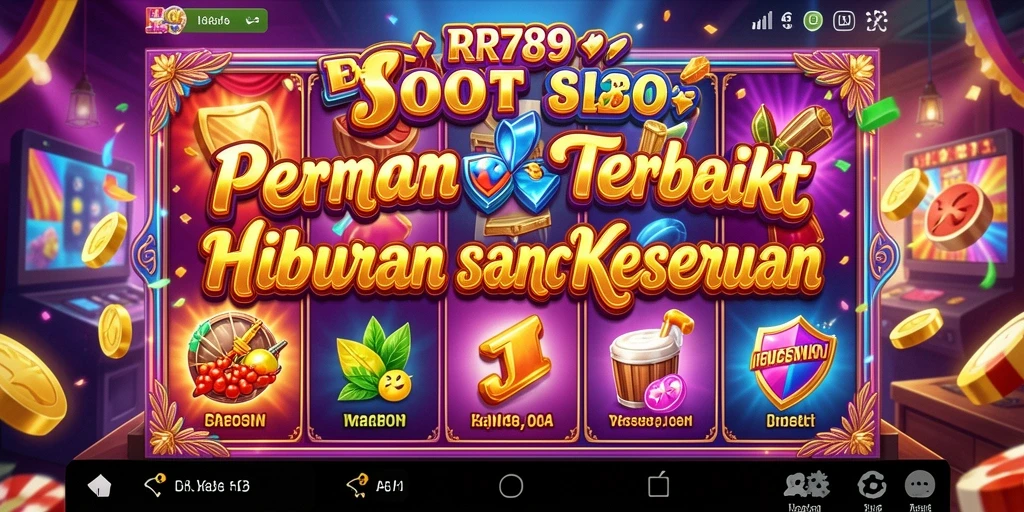 Tampilan gameplay RR789 yang menegangkan dan penuh warna.