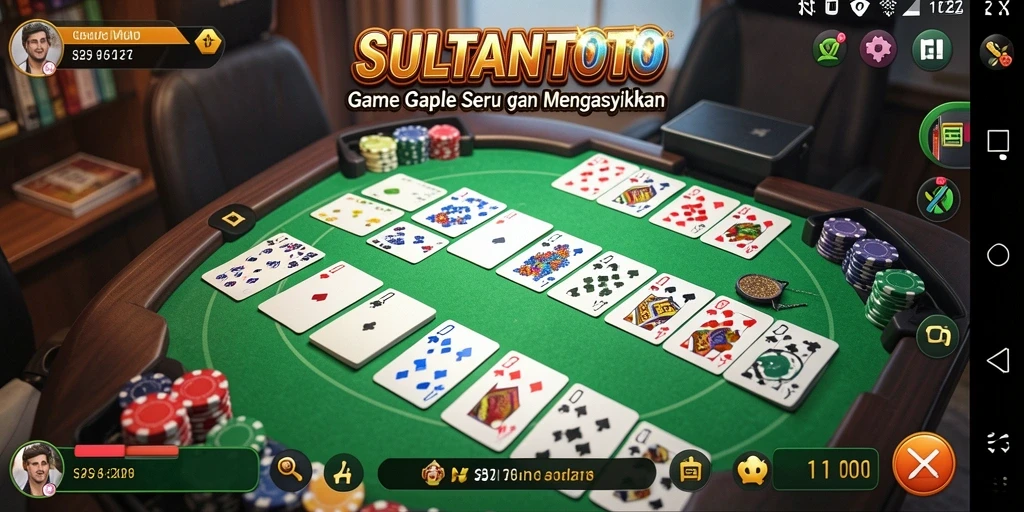 Tampilan gameplay SULTANTOTO yang menarik dan interaktif.