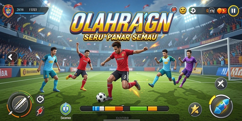 Tampilan gameplay menarik di ZK1177 dengan aksi olahraga seru.